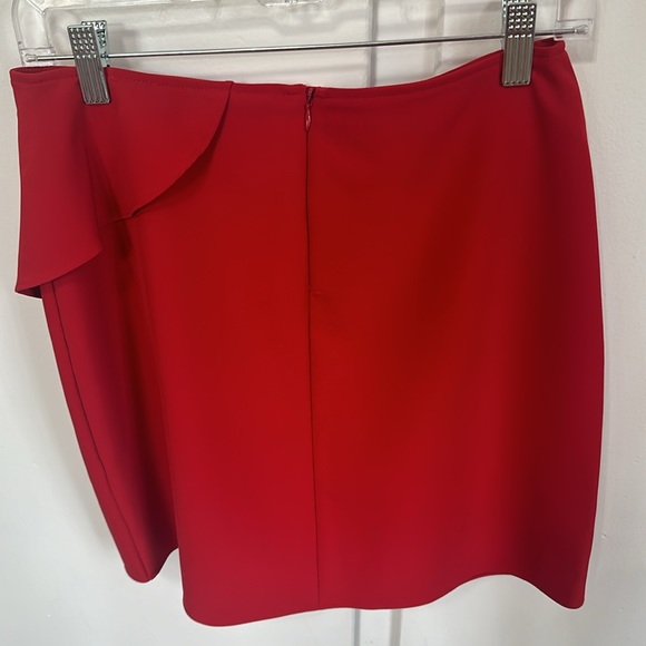 Red Skirt with Ruffle - Picture 4 of 4